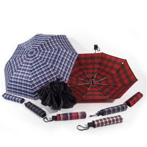 ombrello da donna scozzese