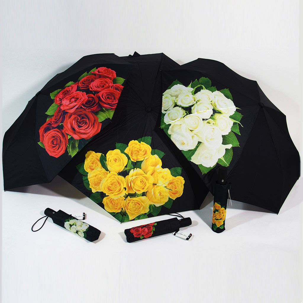 ombrelli con stampa rose