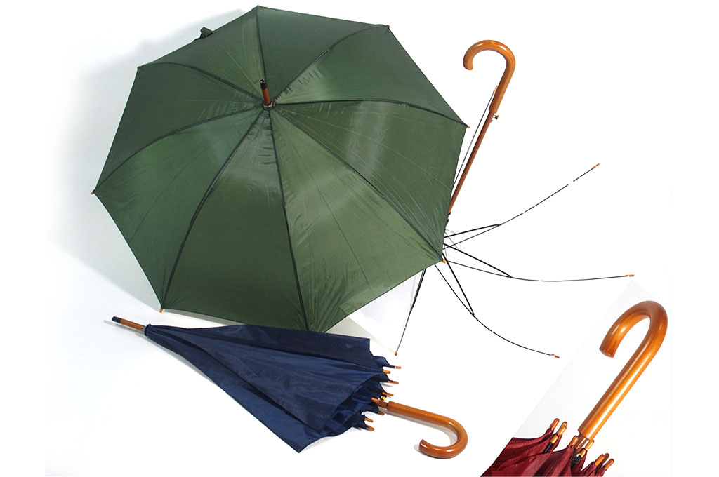 ombrelli manico in legno
