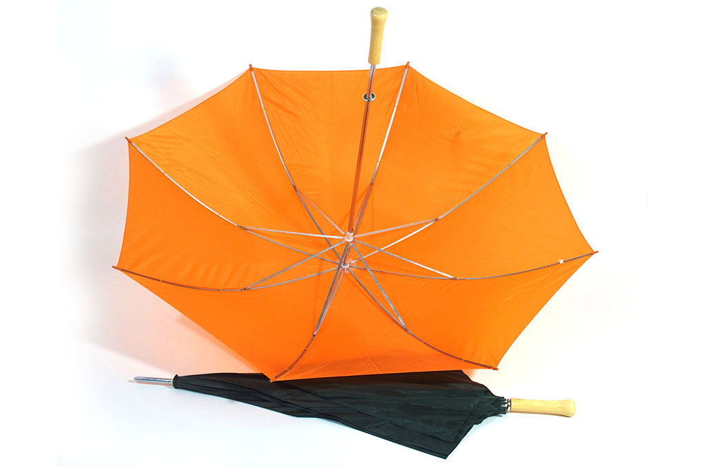 ombrello grande arancione